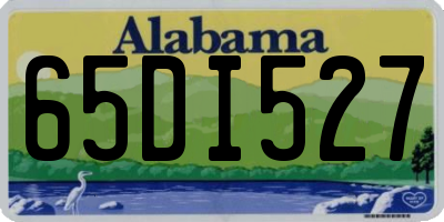 AL license plate 65DI527