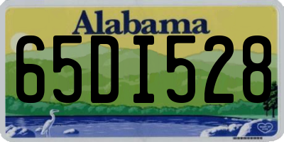 AL license plate 65DI528