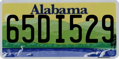 AL license plate 65DI529