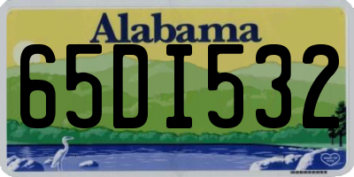 AL license plate 65DI532
