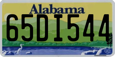 AL license plate 65DI544