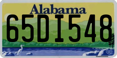 AL license plate 65DI548