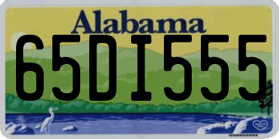 AL license plate 65DI555