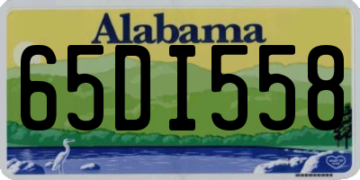 AL license plate 65DI558