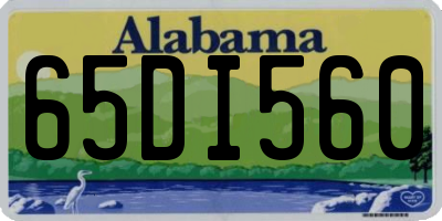AL license plate 65DI560