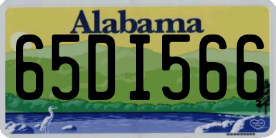 AL license plate 65DI566
