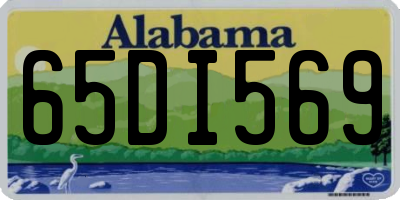 AL license plate 65DI569