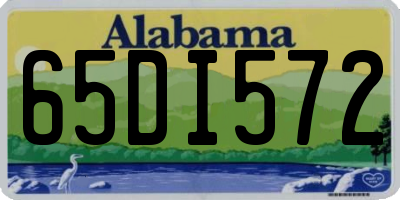 AL license plate 65DI572