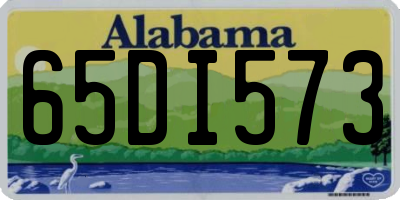 AL license plate 65DI573
