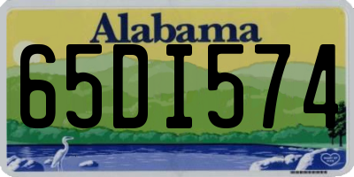 AL license plate 65DI574