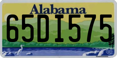AL license plate 65DI575