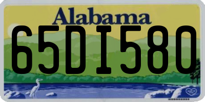 AL license plate 65DI580