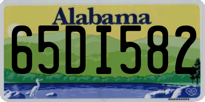 AL license plate 65DI582