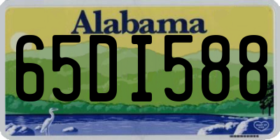 AL license plate 65DI588