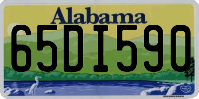 AL license plate 65DI590
