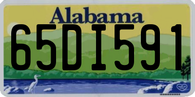 AL license plate 65DI591