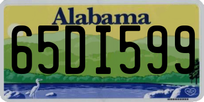 AL license plate 65DI599