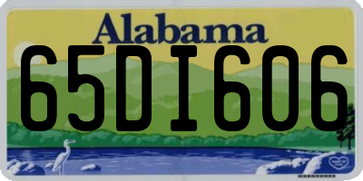 AL license plate 65DI606