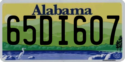 AL license plate 65DI607