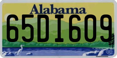 AL license plate 65DI609