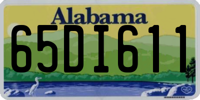 AL license plate 65DI611