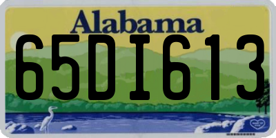 AL license plate 65DI613