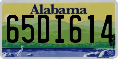 AL license plate 65DI614