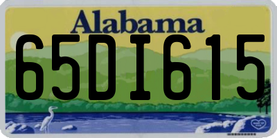 AL license plate 65DI615