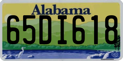 AL license plate 65DI618