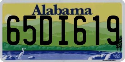 AL license plate 65DI619