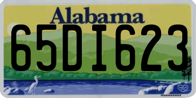 AL license plate 65DI623