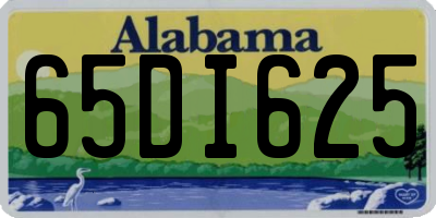 AL license plate 65DI625