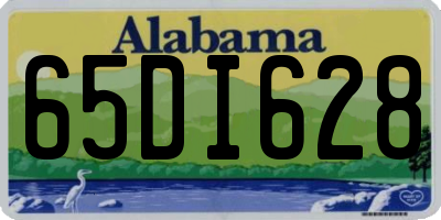 AL license plate 65DI628