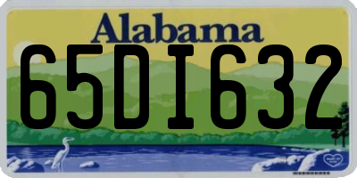 AL license plate 65DI632