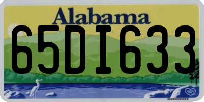 AL license plate 65DI633