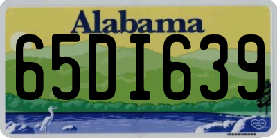 AL license plate 65DI639