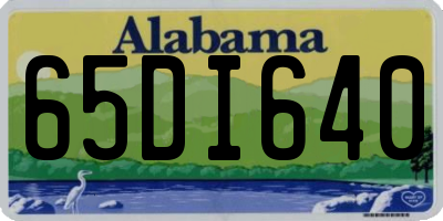 AL license plate 65DI640
