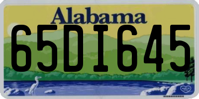 AL license plate 65DI645