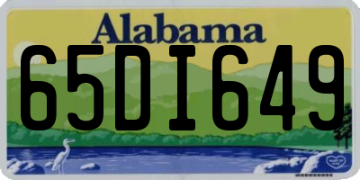 AL license plate 65DI649