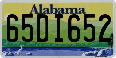 AL license plate 65DI652