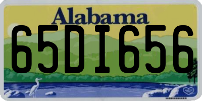 AL license plate 65DI656