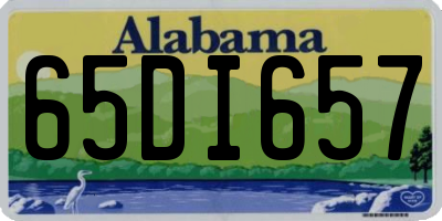 AL license plate 65DI657