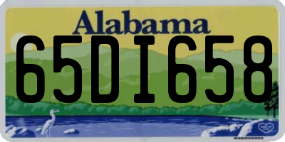 AL license plate 65DI658