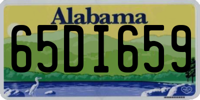 AL license plate 65DI659