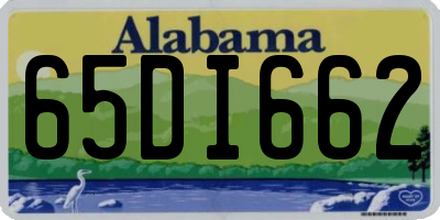 AL license plate 65DI662