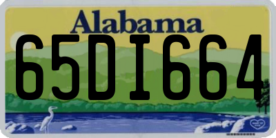 AL license plate 65DI664