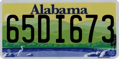 AL license plate 65DI673