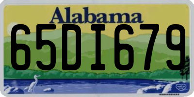 AL license plate 65DI679