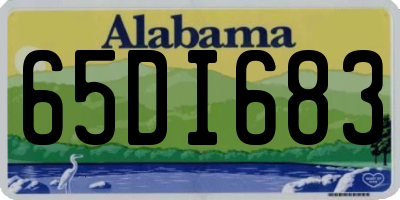 AL license plate 65DI683