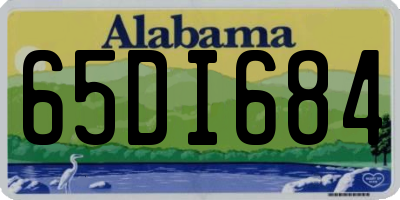 AL license plate 65DI684